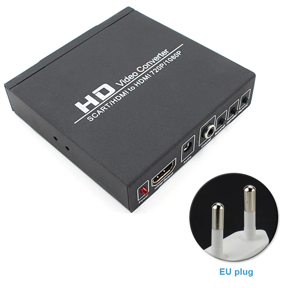 Монитор 720P 1080P конвертер аудио экстрактор видео Scart HDMI в для HDTV DVD| |