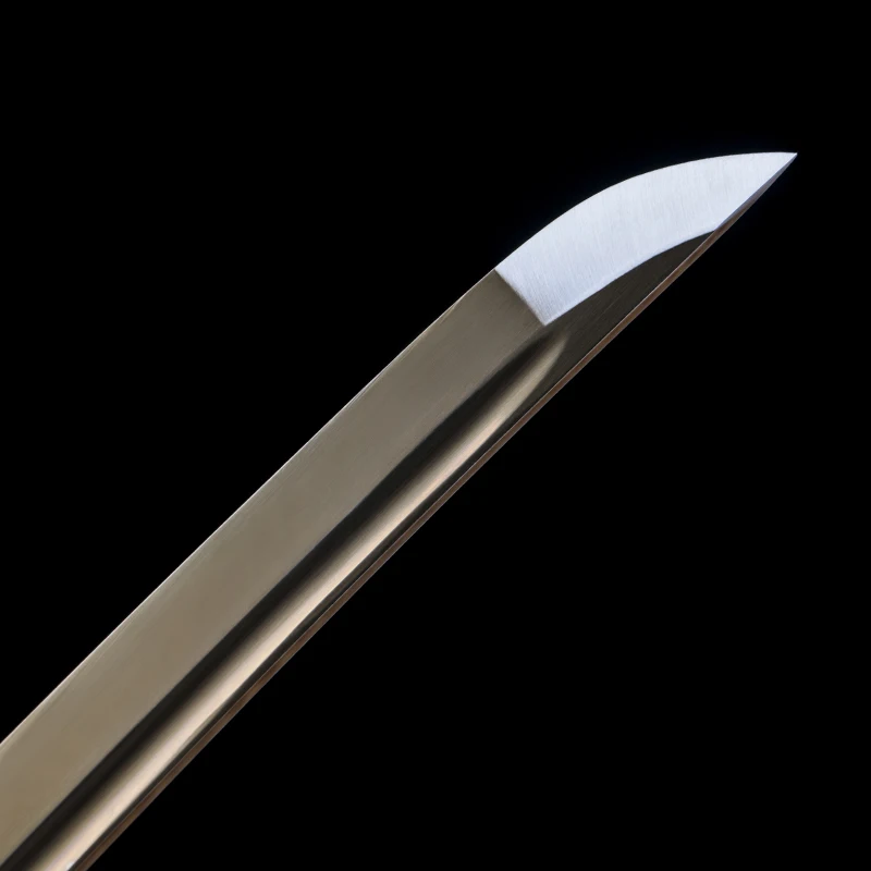 

Japanese Katana Swords Real 1060 Carbon Steel Handmade Sharpness For Cutting Full Tang Dragon Tsuba Wooden SheathColor Bo-hi