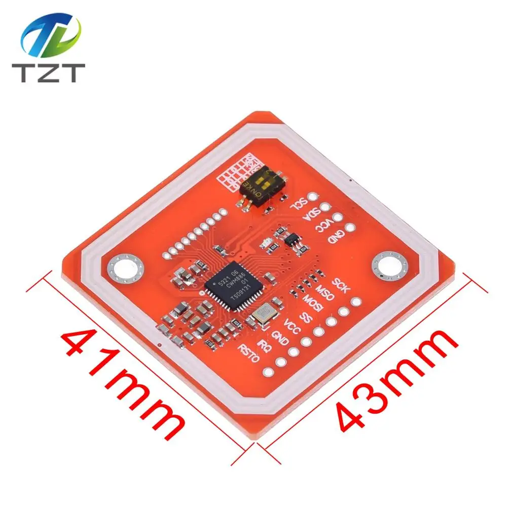 TZT PN532 NFC RFID беспроводной модуль V3 наборы пользователей считыватель режима записи
