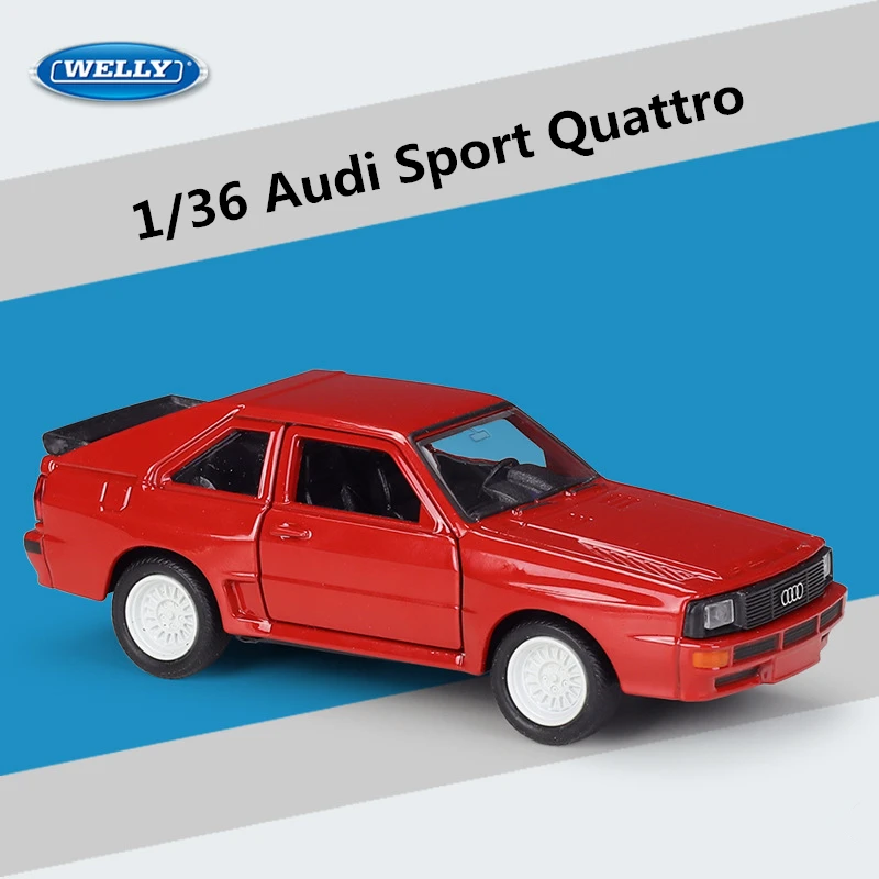 

1:36 Audi Sport Quattro Classical Car Alloy Car Model Diecasts Metal Toy Vehicles Car Model Simulation Collection Childrens Gift