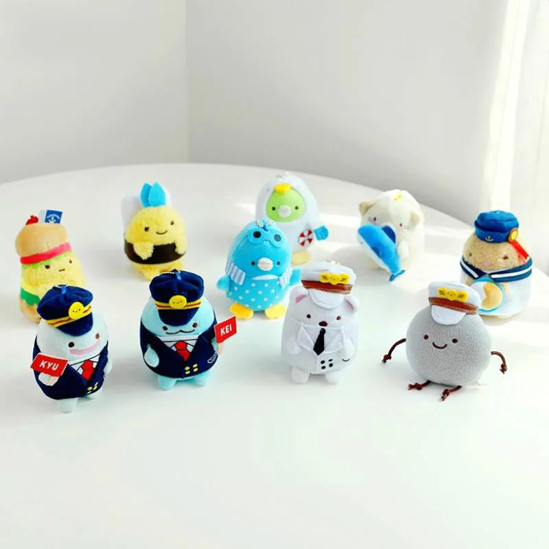1 шт. Новый мультяшный аниме морской суши Sumikko Gurashi плюшевые куклы сумка кулон