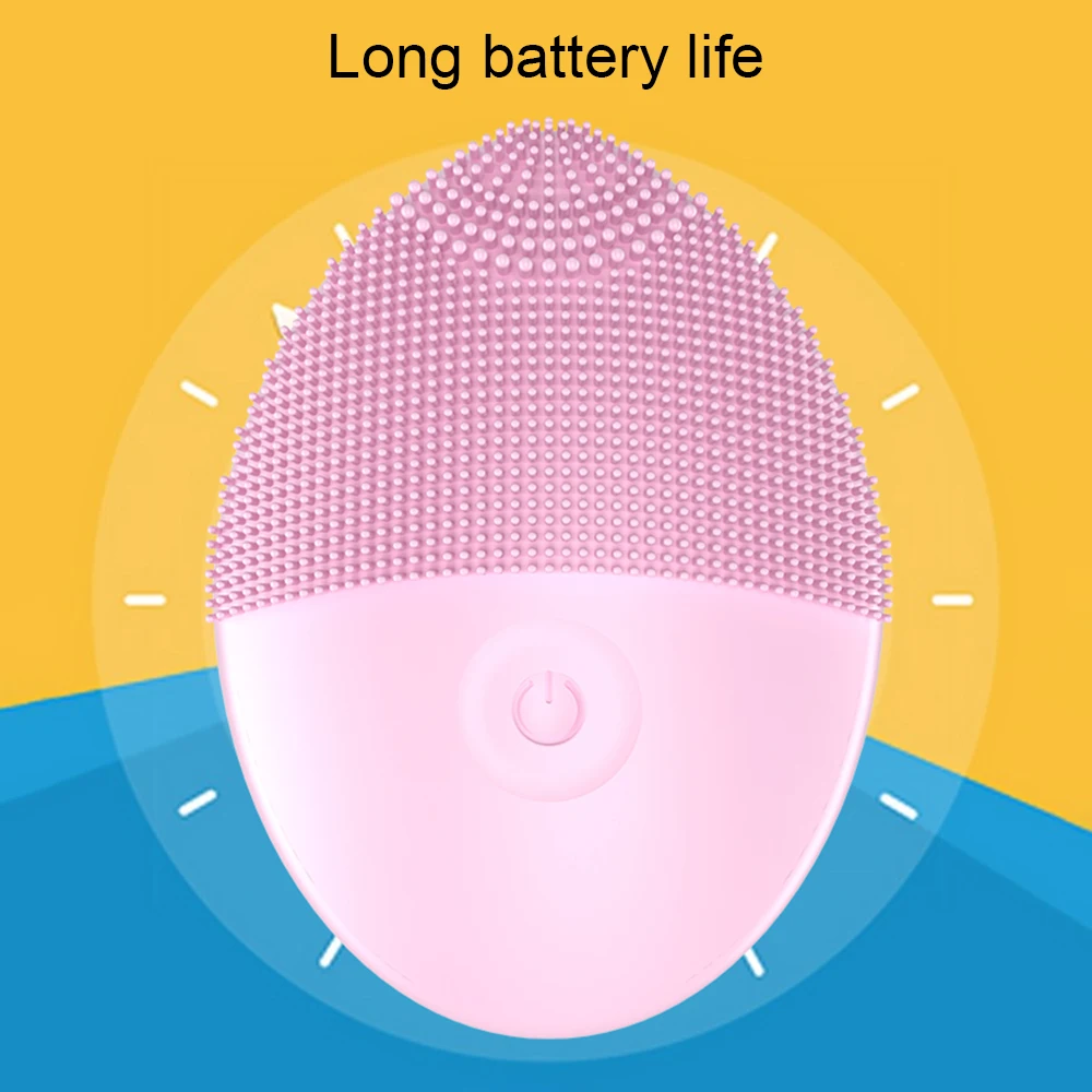 Электрическая мини-Массажная ультразвуковая щетка из инструмент для чистки лица