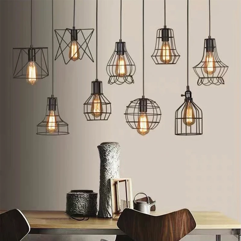 Маленькая люстра в стиле ретро индастриал креативная индивидуальная лампа для