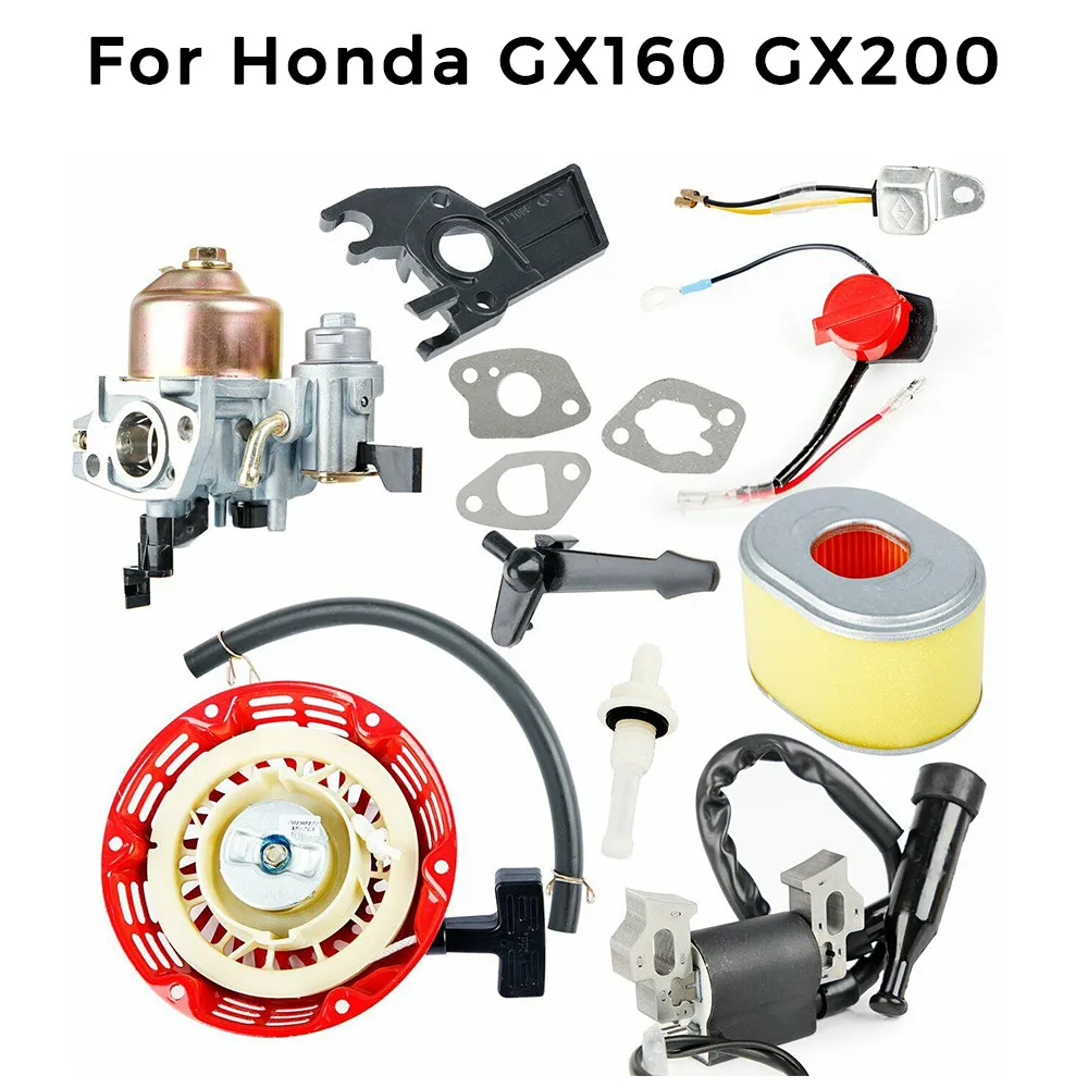 

For Honda GX160 GX200 Carburettor Ignition Coil Recoil Replacement 1 Set