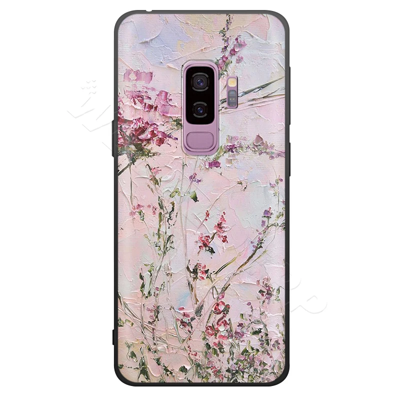 Webbedepp розовый цветок пион чехол для Samsung Galaxy A3 A5 A6 Plus A7 A8 A9 J6 M20 A10S A20S A30S A40S