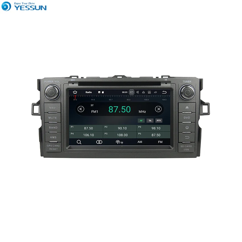 Мультимедийный плеер Yessun для Toyota Corolla Auris 2007 ~ 2012 Android автомагнитола с GPS навигацией