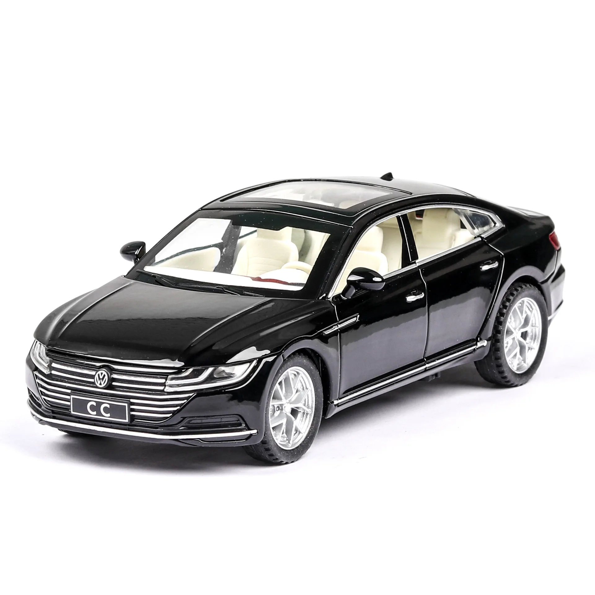 Горячая 1:32 CC роскошная модель сплава автомобиля, имитация литого металла звук и свет обратно к детям игрушки подарки