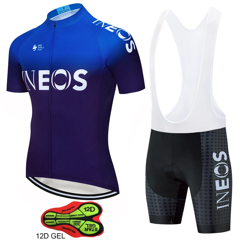 INEOS 2019 профессиональная одежда для велоспорта комплекты летняя мужская форма