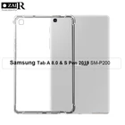 Противоударный чехол для Samsung Galaxy Tab A 8,0 2019  S Pen SM-P200 SM-P205 8,0 ''чехол ТПУ силиконовый прозрачный чехол Coque P200