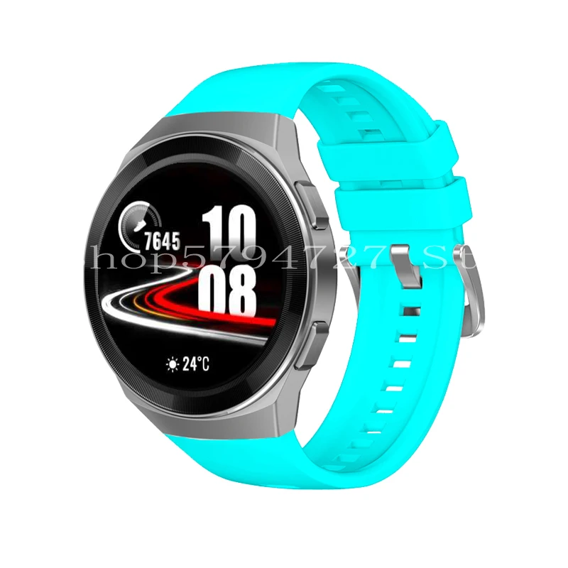 Official Style Silicone TPU Band case For HUAWEI WATCH GT 2e GT2e Strap Wristband Replaceable Solid color Watchband Belt ремешок