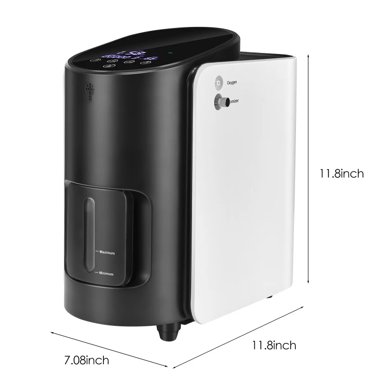 

ttlife 1~7L/min Portable Oxygen Concentrator Machine Generator Oxygen Making Machine Without Battery Air Purifier Y-103W