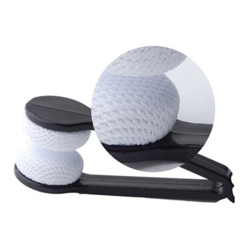 

Mini Glasses Cleaning Wipe Multifunctional Portable Super Soft Glasses Wipe Cleaner Double-sided Microfiber Glasses Brush Tool