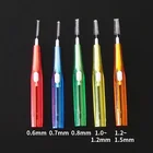 RORASA 20  кор. уход за полостью рта push-pull межзубная щетка Ортодонтическая зубная щетка отбеливание зубов Уход за полостью рта 0,6-1,5 мм