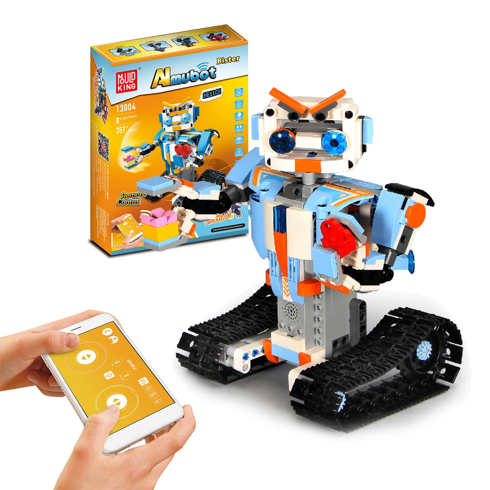 Smart Robot DIY Remote phone APP Programmable Building Block Toy Voice Control Educational STEM Gift for Students | Игрушки и хобби