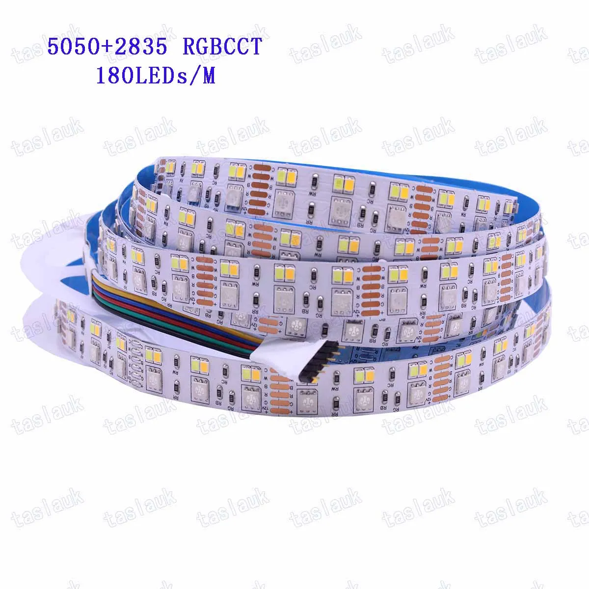 Светодиодная лента RGBW WW RGBCCT 5050 RGB 2835 теплый белый/белый 12 В 5025 cct двухрядная 120