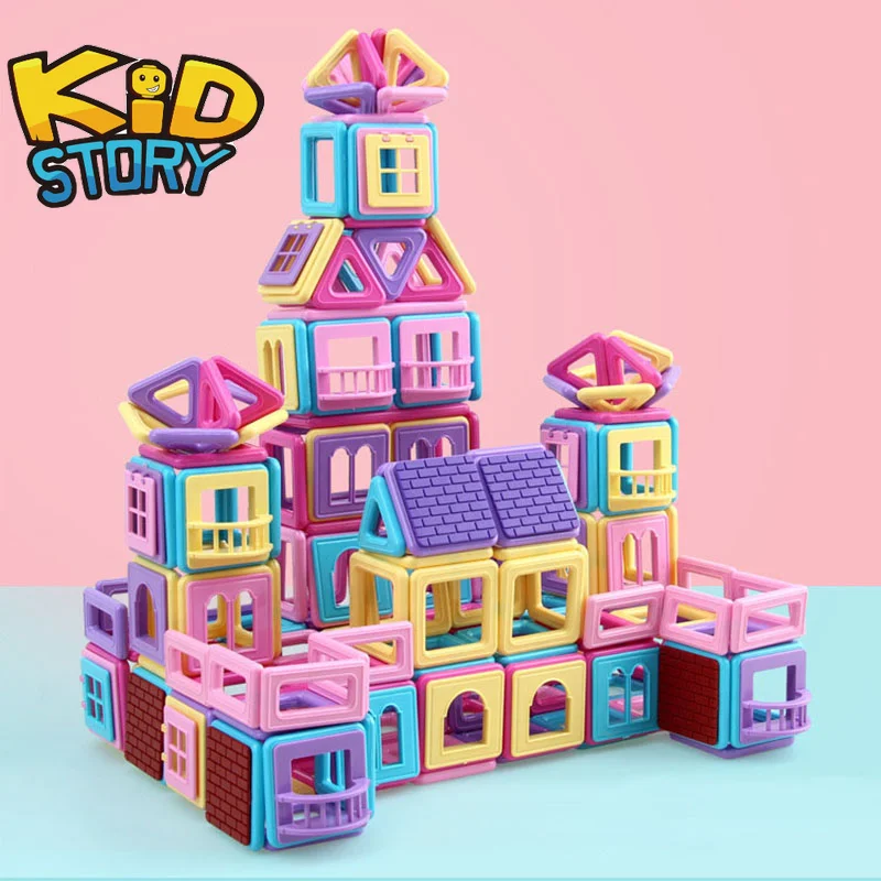 Мини конструктор из одного кирпича Магнитный дизайнерские игрушки 3D