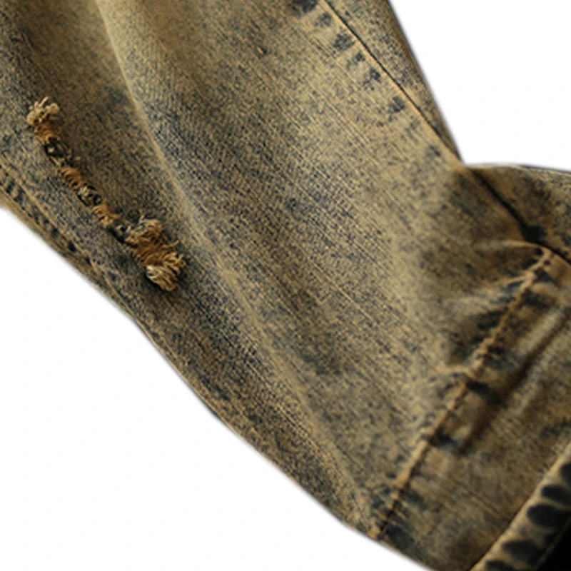 

Women Jeans Denim Pants Bottoms Distressed Patchwork Retro Vintage Fashion Casual Long Big Loose for Spring Autumn A11121400