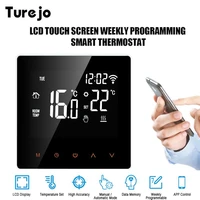 tuya wifi smart thermostat lcd touch screen program water gas boiler temperature remote controller 16a 3a wifi watergas boiler%e2%80%8b%e2%80%8b