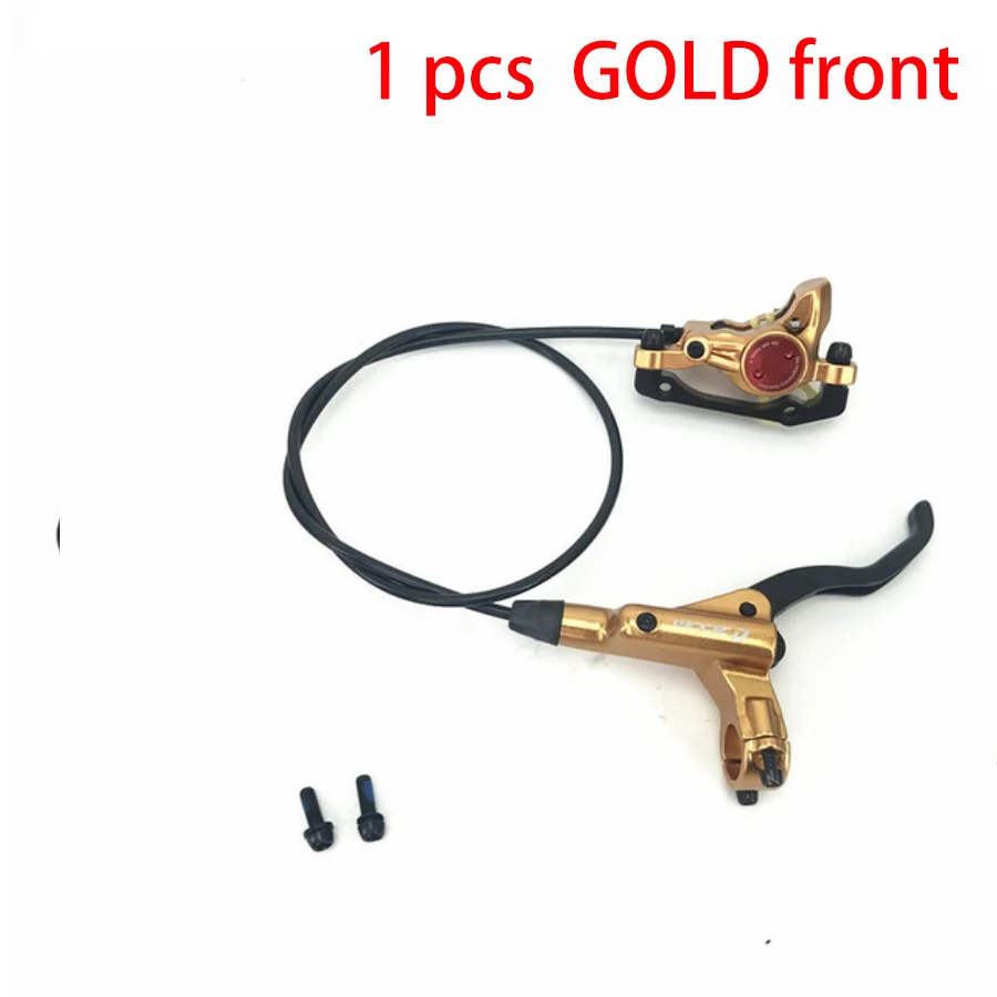 Gold front 1 pcs Зум HB-875 горный велосипед гидравлический дисковый Тормозной Суппорт тормозной механизм горного велосипеда набор зажимов лучше, чем M315 M395 M447 W/n G3/HS1 ротор - Цвет: Gold front 1 pcs