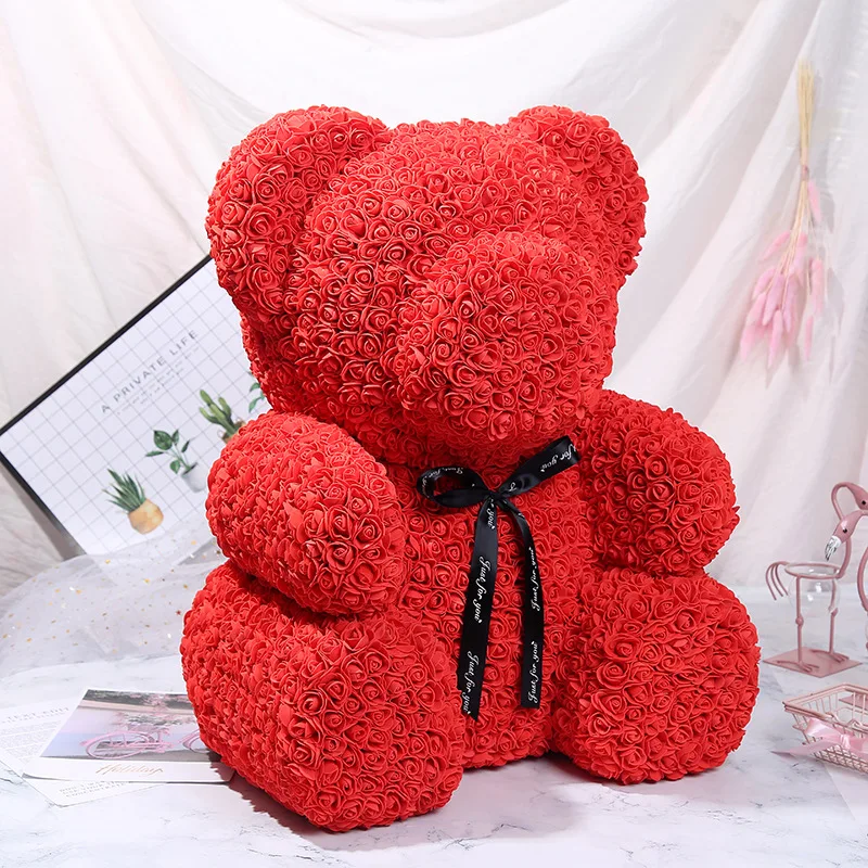 

Huge Sizes 70cm Foam Rose Bear In Stock
