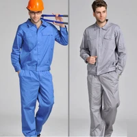 summer 100cotton worker coveralls suit thin work uniforms factory workshop blue labor insurance lightweight auto repair workwear