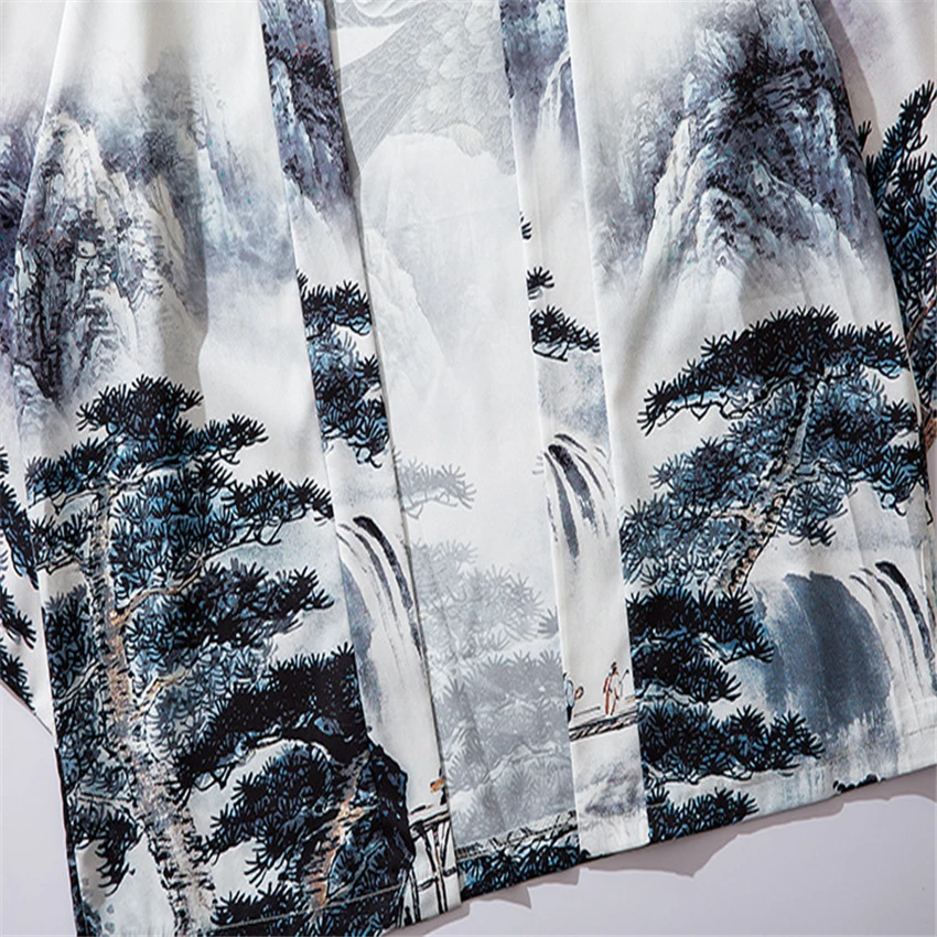 Кимоно для взрослых в японском стиле Традиционная японская одежда с принтом