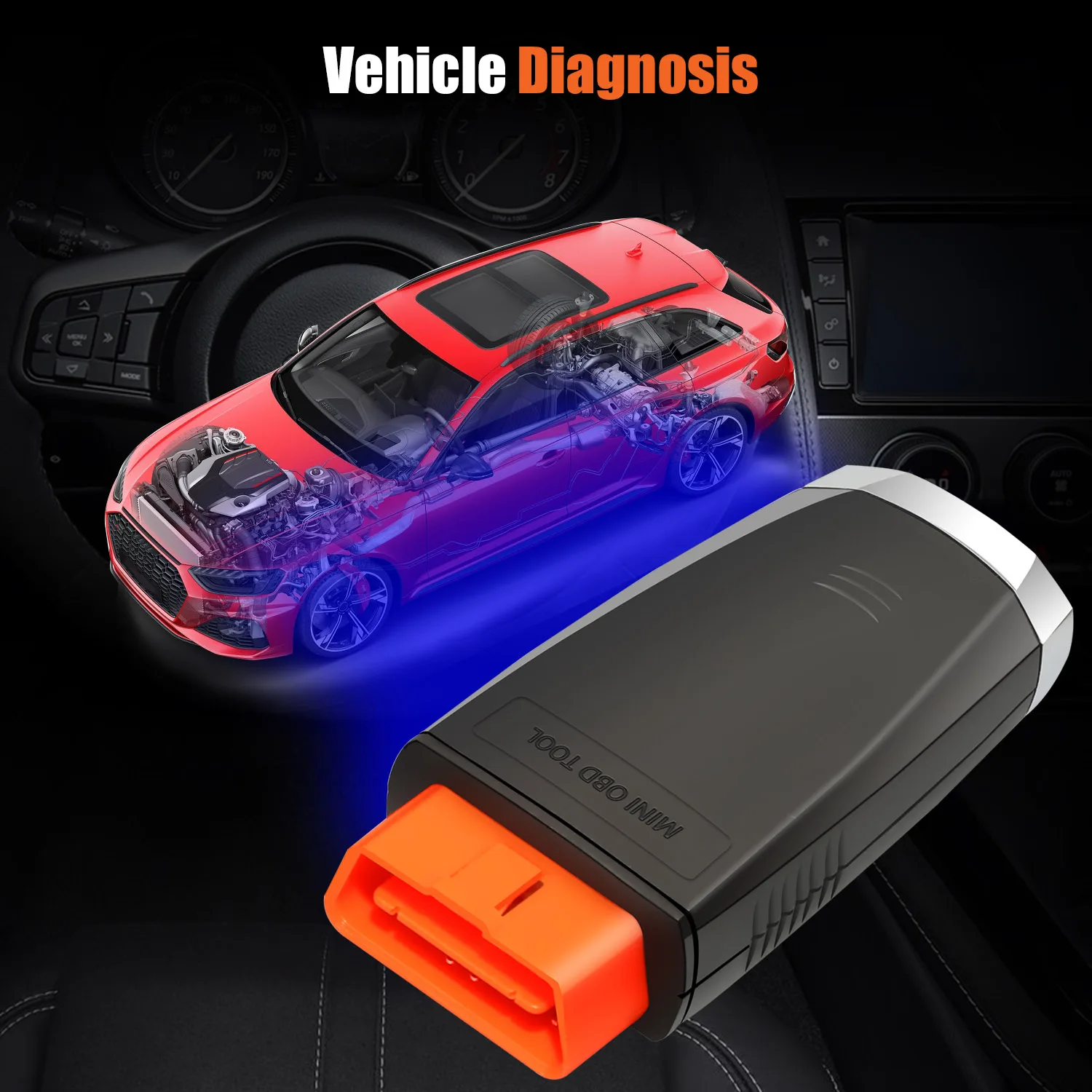 Фото Оригинальный мини-инструмент для OBD Xhorse VVDI с Xhorse VVDI Key Tool Max, программатор автомобильных ключей OBD2, инструмент для автоматического программирования ключей №4