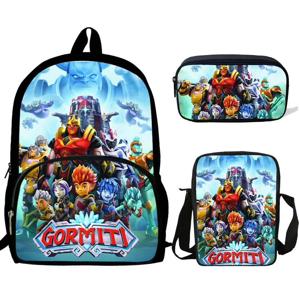 Детские школьные сумки для мальчиков игровые Gormiti учеников начальной школы