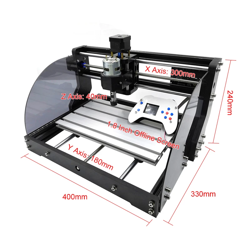 CNC 3018 Pro Max лазерный гравировальный станок 3 оси DIY мини деревянный маршрутизатор 0 5
