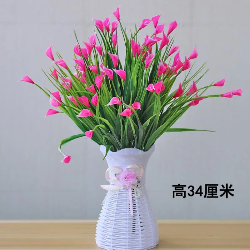 Пластиковый цветок искусственная Роза имитация сухих цветов украшение для