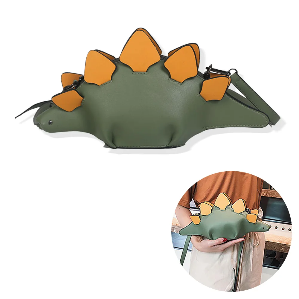 

2021 New Children Bag Baby Anti-Lost Bag Dinosaur Model Fashion Cute Pink/Green Messenger Bag Hot Sale New Baby Adult Backpack