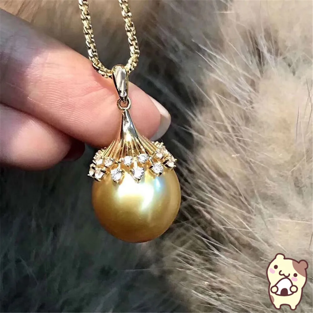 Оптовая продажа Серебряный позолоченный жемчужный основа Подвески Аксессуары