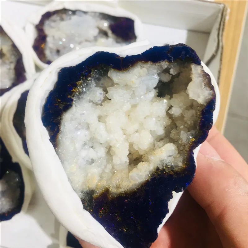 Золото натуральный агат хрустальное отверстие корнеопия офисная мебель фэн-шуй