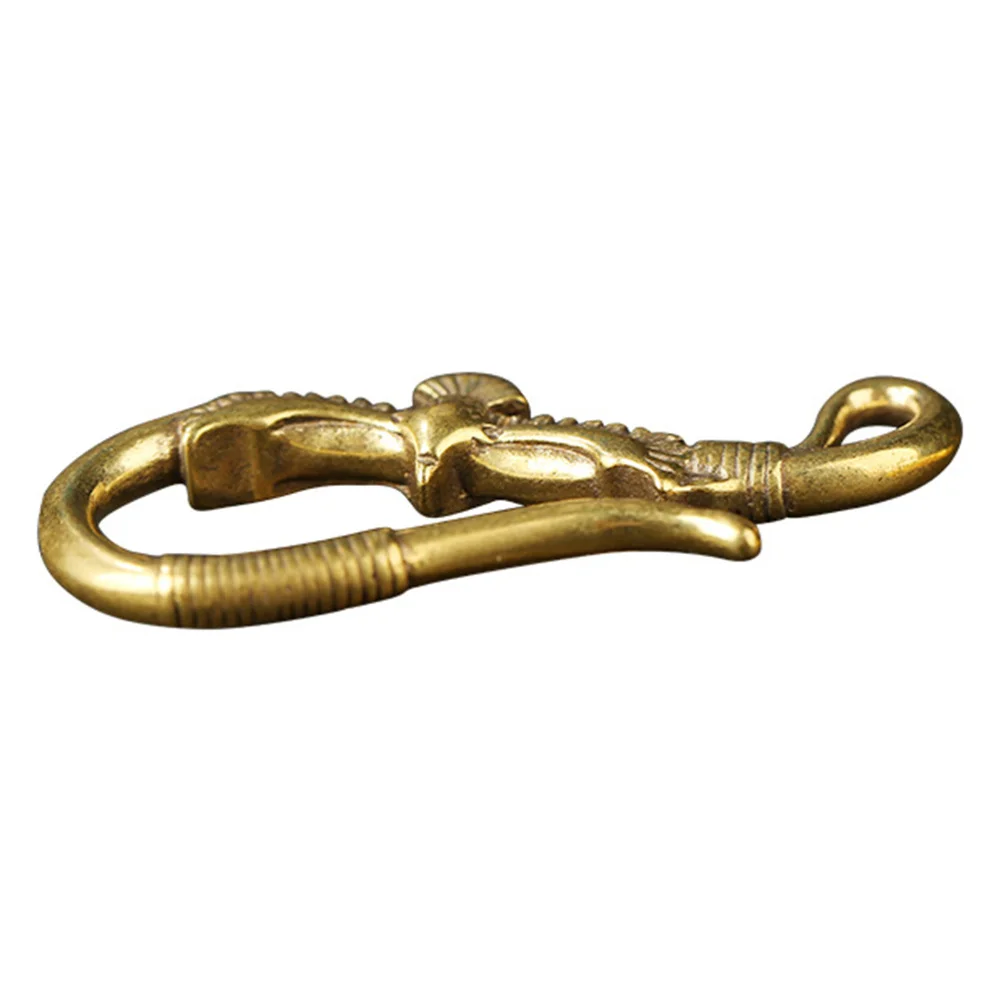

2pcs Eagle Design Keyring Hooks Brass Art Chain Hooks DIY Crafts Buckles Handicraft Accessories