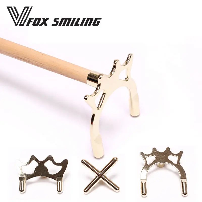 Fox Smiling, металлический мост, голова для бильярда, кий, рамка, полюс для снукера, Billards, 9 шариков, аксессуары для снукера и бильярда, мостовая головка