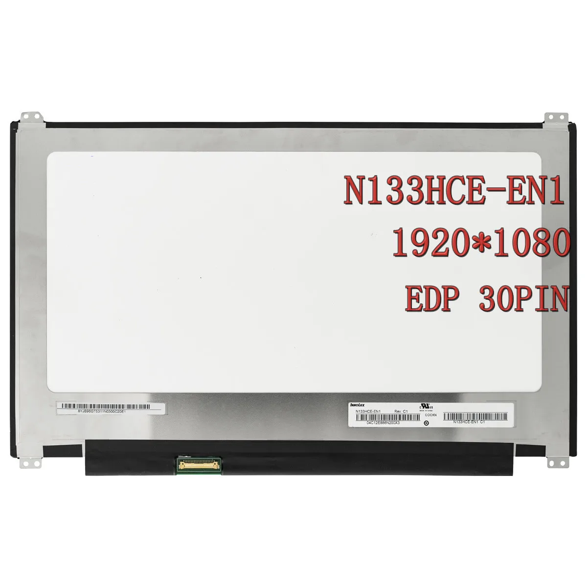 

13,3 дюйма Φ-N63 ЖК-дисплей светодиодный ная панель FHD1920x1080 eDP 30Pin IPS 72% NTSC