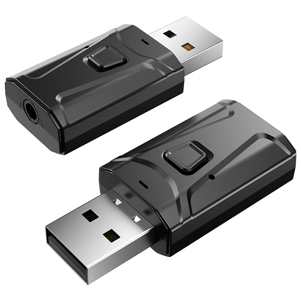 3 в 1 USB Bluetooth 5 0 передатчик приемник Mic адаптер EDR ключ мм AUX для ТВ ПК наушники дома