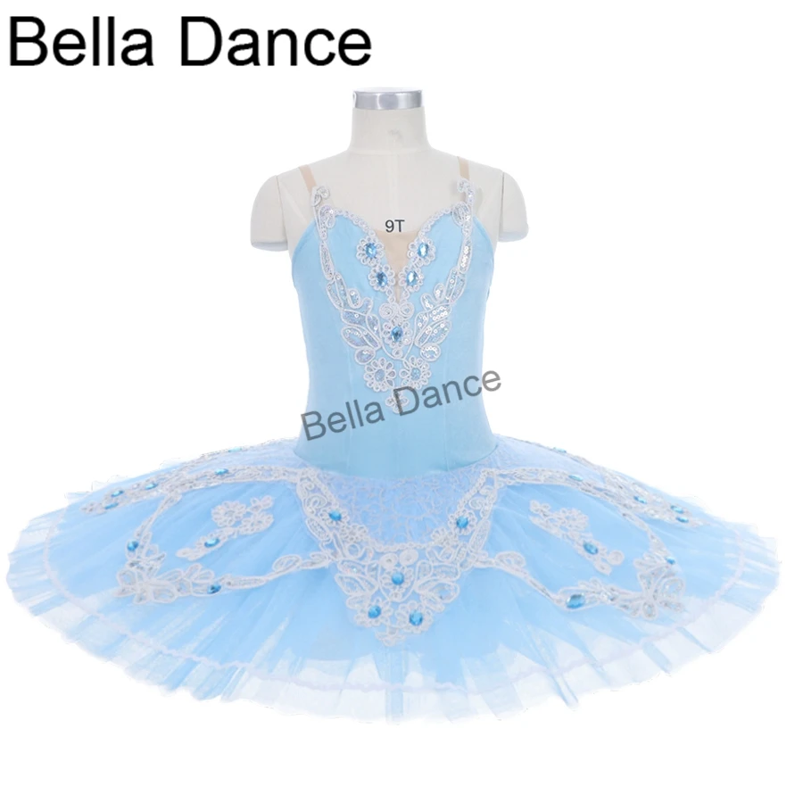 

Professional Platter Tutu Girls Classical Pancake Tutu Blue Bird Costume Bailarina Blue Professional Ballet Tutu WomenJY001C