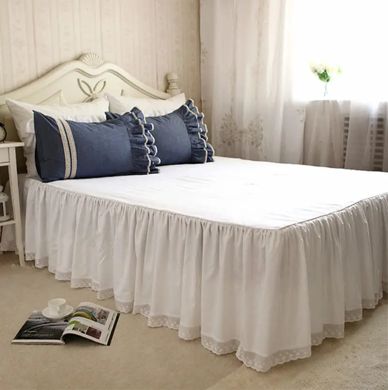 Романтичное кружевное покрывало на кровать из 100% хлопка простыня для свадьбы тип