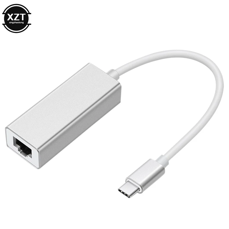 Внешний проводной USB C Ethernet адаптер сетевой карты Тип для оптоволкна вай RJ45