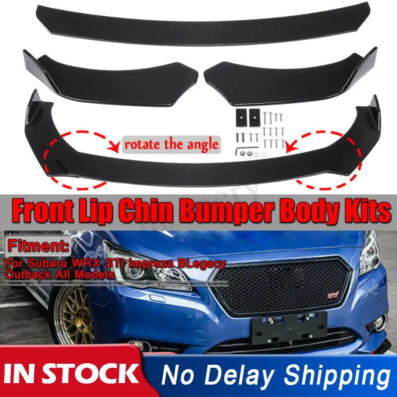 Комплект спойлеров для кузова автомобиля защита переднего бампера подбородка