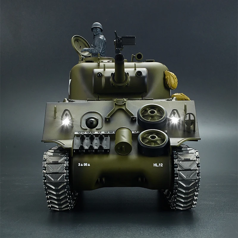 1/16 US Sherman средняя майка M4A3 2 4G Радиоуправление боевой танк 3898 1 уличные игрушки для