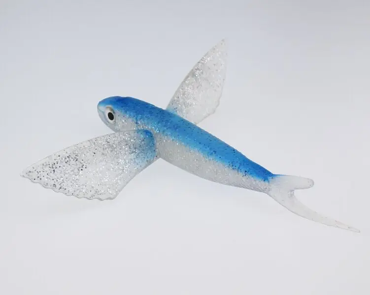 1 шт. мягкая резиновая приманка с большими крыльями для ловли тунца рыбной 66 г/130 г