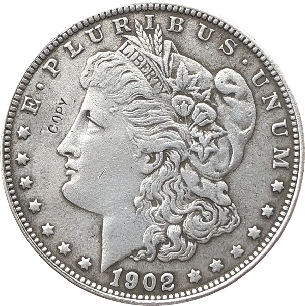 

1902 USA Morgan Dollar coins COPY