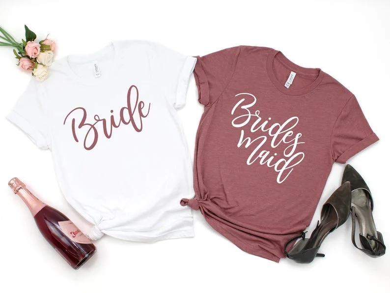 

Bridesmaid Shirts | Bachelorette Party Shirts | Maid of Honor Shirts | Bridal Party Shirts shirts for women