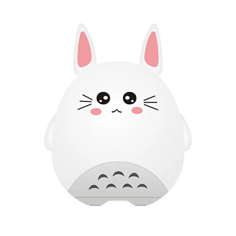 Детский милый светодиодный ночник с Bluetooth музыкальным рисунком Тоторо лампы для