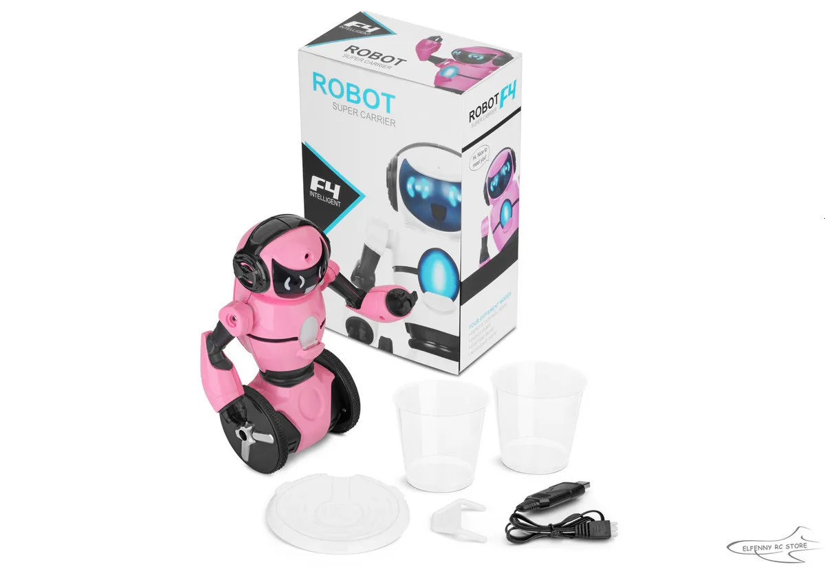 WLtoys F4 wifi камера Интеллектуальный баланс RC робот приложение управление игрушки для детей Рождественский подарок VS JJRC R1 R2 R3