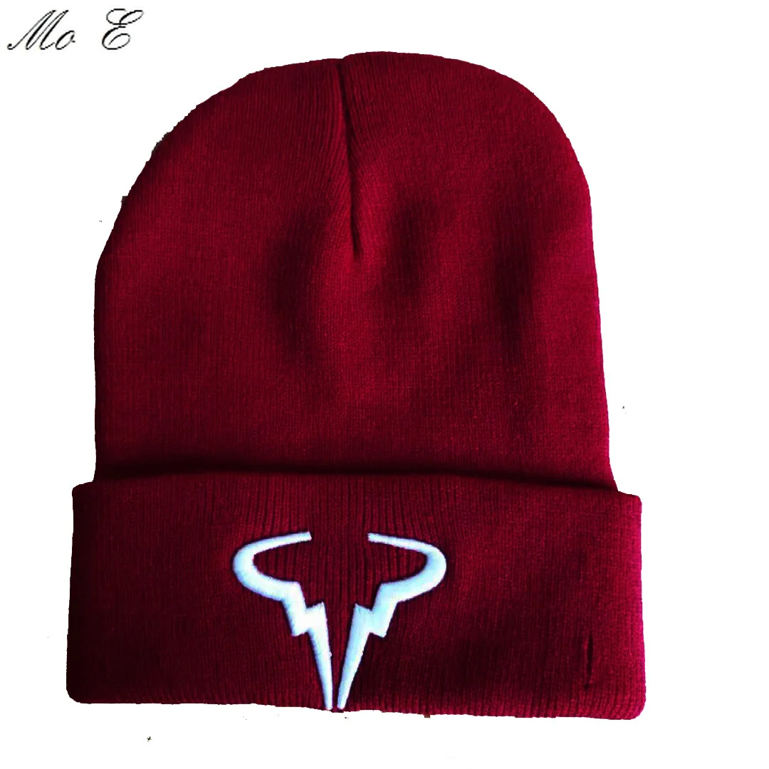 

Warm Autumn Rafael Nadal Beanie Hat Embroidery unisex Knitted Beanies