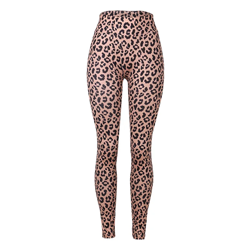 

2021 New Sexy Leopard-print High-waisted Sporty Tights Pants Women