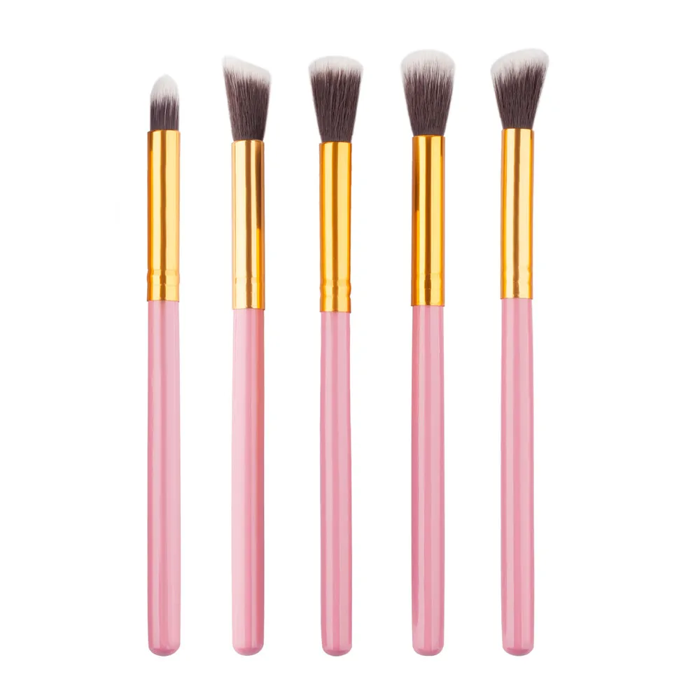 

10PCS/1Set Cosmetic Makeup Brush Brushes Set Foundation Powder Blending Eyeliner Eyeshadow Pink black white Makeup Brush#0930